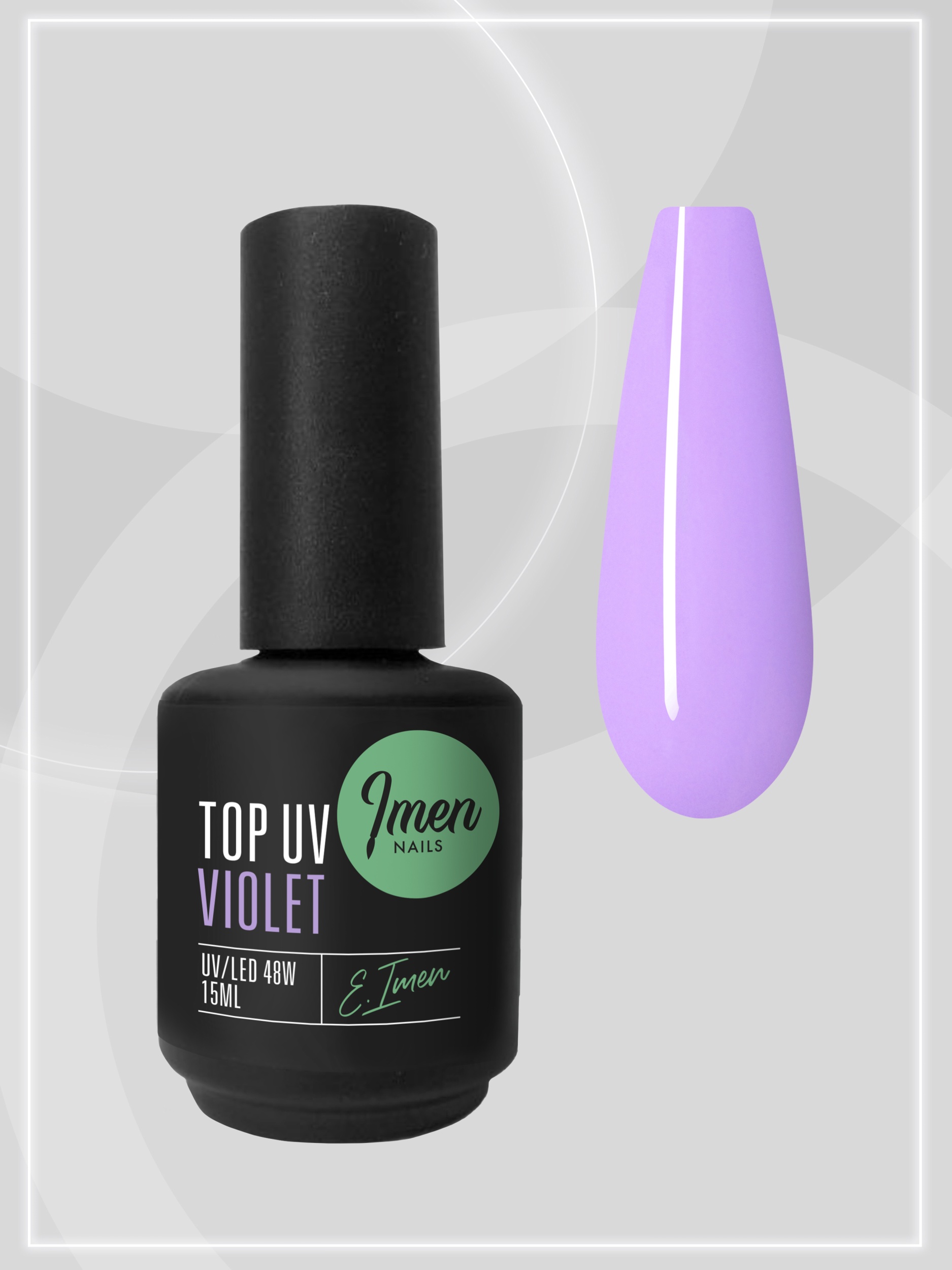 Top Color Violet (топ без липкого слоя, фиолетовый) Imen, 15мл