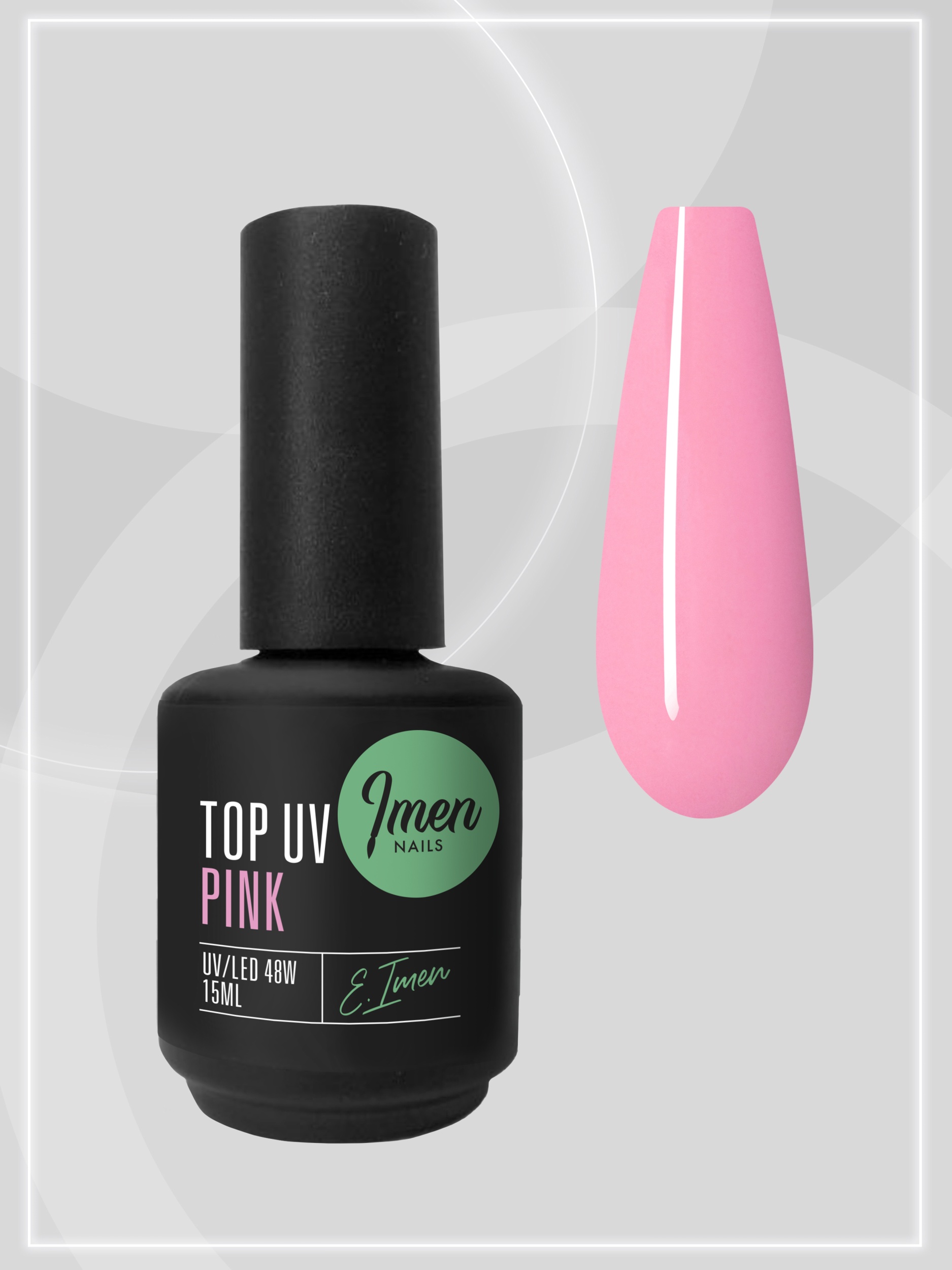 Top Color Pink (топ без липкого слоя, розовый) Imen, 15мл