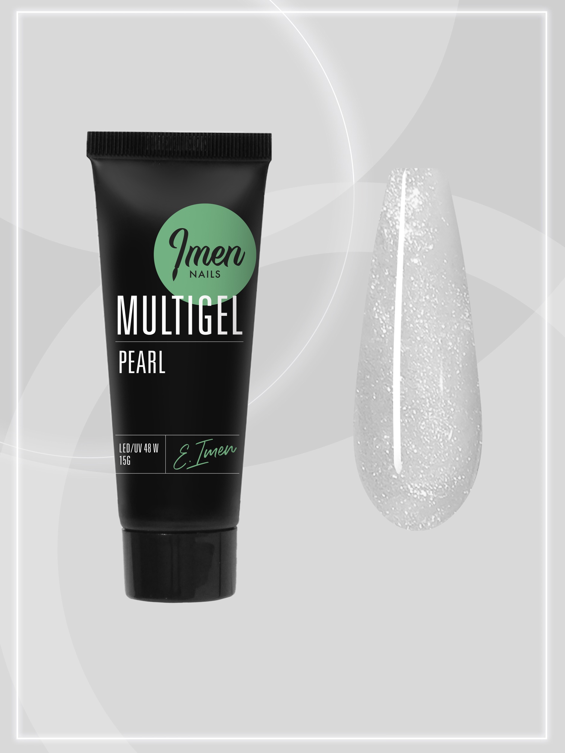Multigel Pearl Мультигель (перламутр) Imen, 15мл